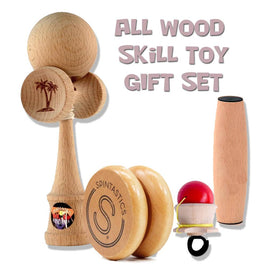 All Natural Wood Skill Toy Gift set